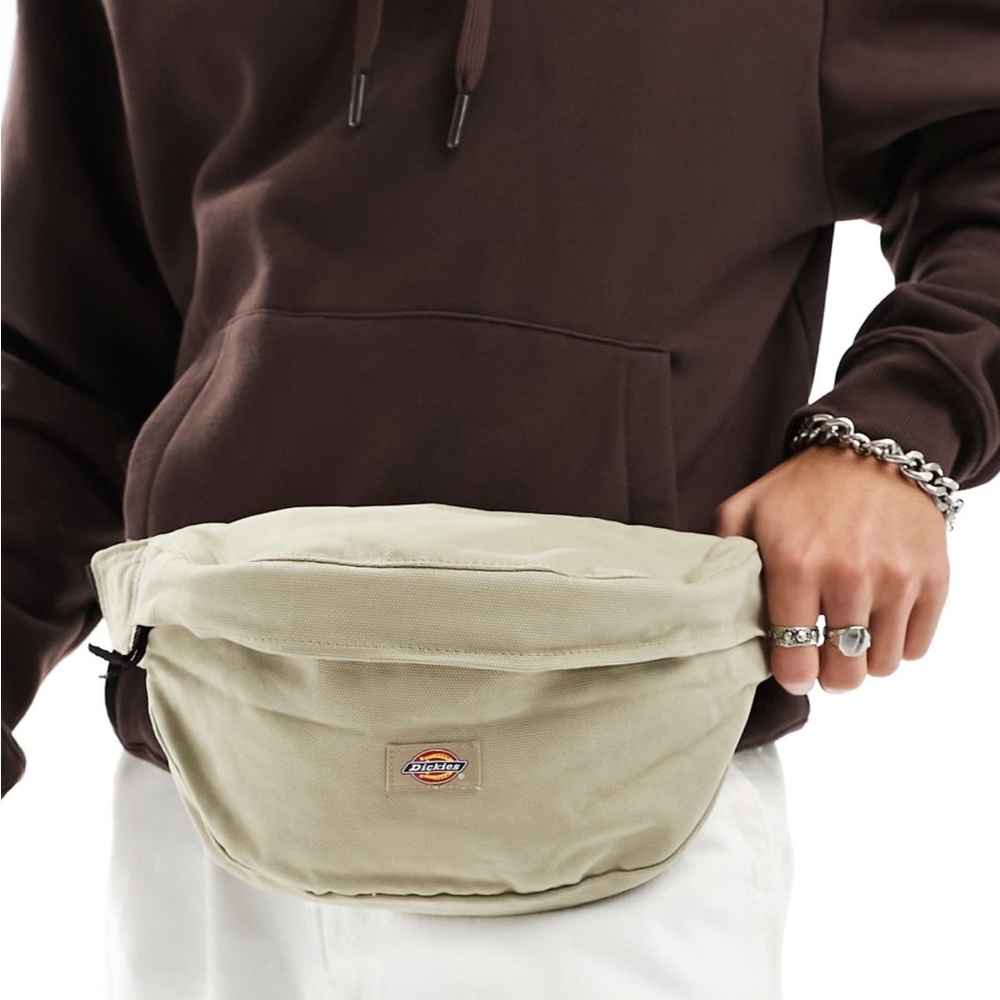 EUC Dickies Duck Canvas Bum Bag in light tan